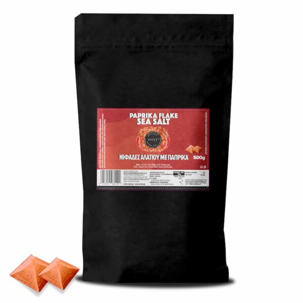 Κόκκινες Νιφάδες Θαλασσινού Αλατιού με Πάπρικα - 500g