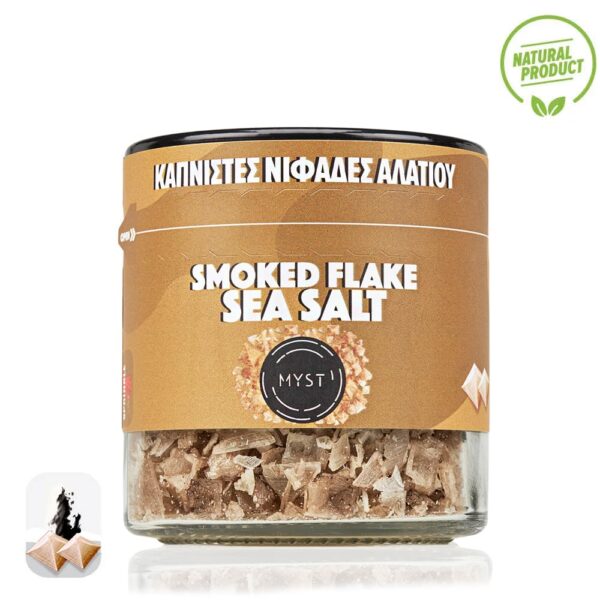 Geräucherte pyramidenförmige Meersalzflocken (Eichenholz)